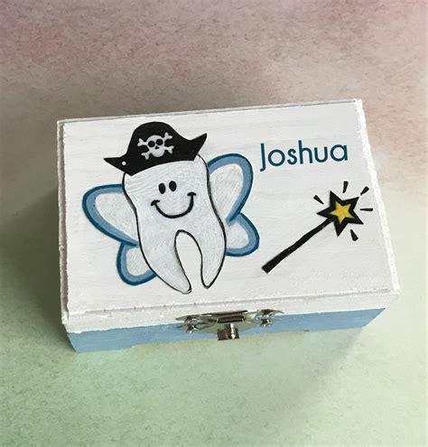 metal tooth fairy box|tooth fairy keepsake box.